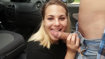 Volt ribimet szopattam le a kocsi mellet Thumb