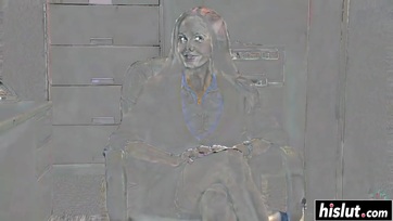 Jó Nagy cicis milf titkárnőt kúrnak az irodában Thumb