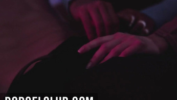 Trióban hágott a kettő szexis harisnyakötős szépséggel a fiatal fiú Thumb