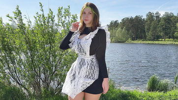 A járgányban muffocskán és csecsen dugtam a gigantikus popócskával felruházott kolis cicust Thumb